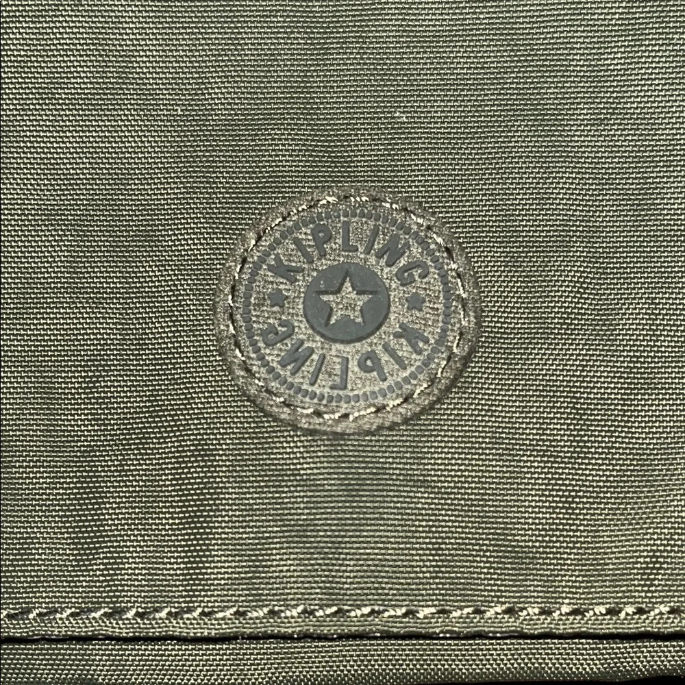 Kipling Olive Green Adjustable Crossbody Organizer Bag - Picture 2 of 15